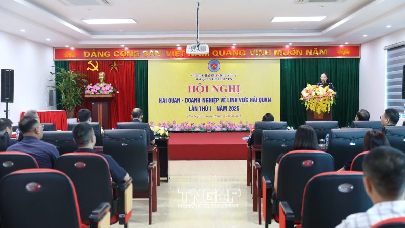 Quang cảnh Hội nghị Hải quan - Doanh nghiệp về lĩnh vực Hải quan lần thứ I - 2025